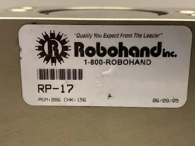 Used ROBOHAND RP-17 Robot Parts Ohio US | Surplus Asset Holdings #1365932
