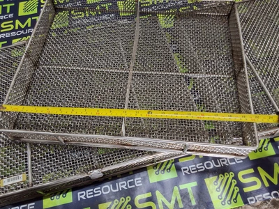 STAINLESS STEEL WIRE MESH PCB INLINE WASH BASKET