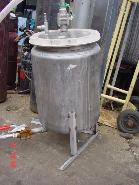 125 L S/S Tank With Perspex Lid