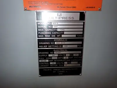 USED MULTIPRESS M5P-8