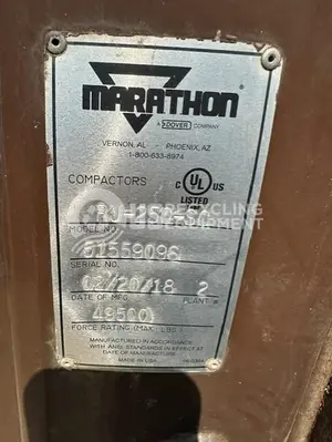 Used 2018 MARATHON RJ-250 SELF CONTAINED COMPACTOR Misc Recycling Texas US | US Recycling Equipment #1493571