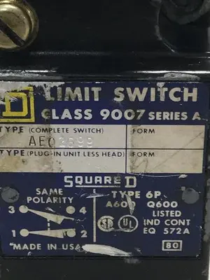 USED SQUARE D 9007AEQ2699