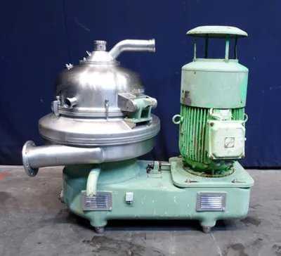 Westfalia DA 100-06-117 nozzle centrifuge, 316SS.