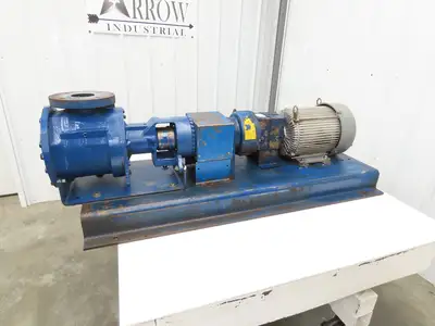 Gorman Rupp GHS3RR3-B Positive Displacement Gear Pump 3"Flanged 255GPM 7.5Hp