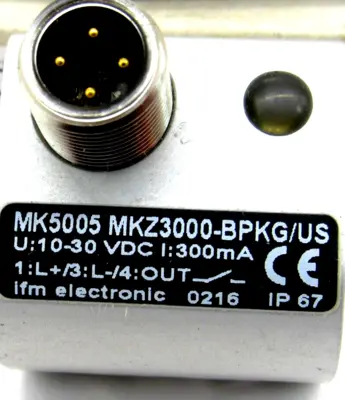 NEW IFM EFECTOR MK5005 PROXIMITY SENSOR MKZ3000-BPKG/US