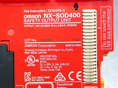 Used OMRON NXSOD400 Electrical Controls | HGR 24 #747914