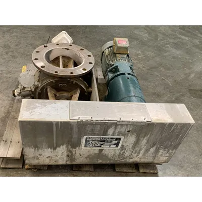 Used 10" Stainless Steel Flo-Tronics Rotary Airlock Feeder Valve