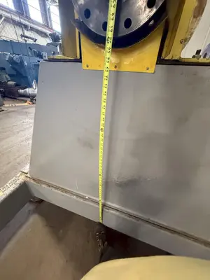 120" SWING X 208" LONG WELDING SYSTEMS HEADSTOCK & TAILSTOCK POWERED WELDING POSITIONER / PIPE ROLLER: YOBRO #23957