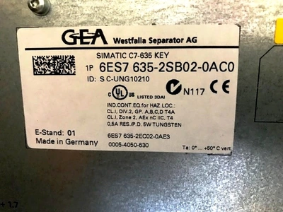 Westfalia BilgeMaster-D 1500 fuel oil purifier system.