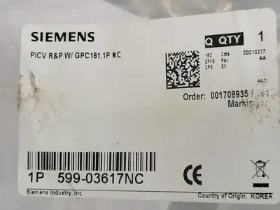 USED 2021 SIEMENS 599-03617NC