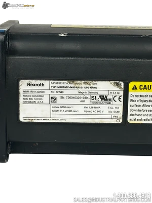 USED REXROTH MSK050C-0450-NN-S1-UP0-NNNN