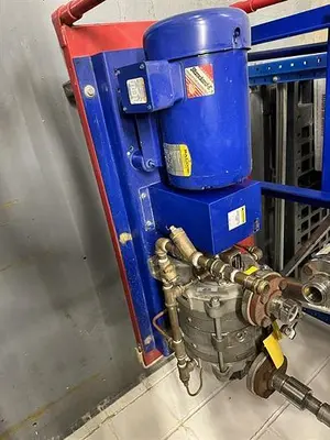 Kinney model KLRC-40-KCD3 two stage liquid ring vacuum pump