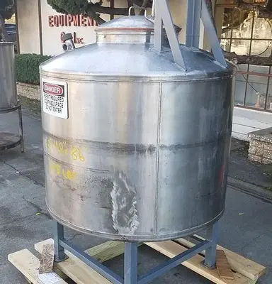 Tank, 225 Gallon, S/st, 46" X 30", Agit, DT/DB #S742711