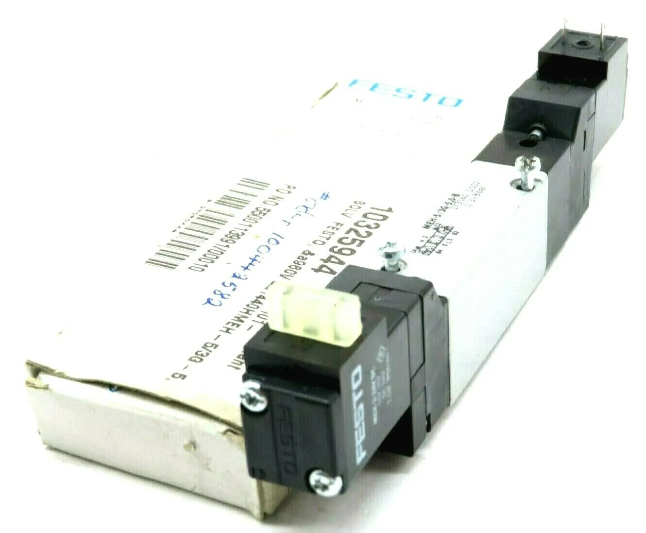 USED FESTO ELECTRIC MEH-5/3G-5,0-B SOLENOID VALVE MEH53G50B