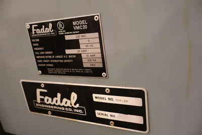 1992 FADAL VMC-20 CNC Milling | MD Equipment Services LLC (20)