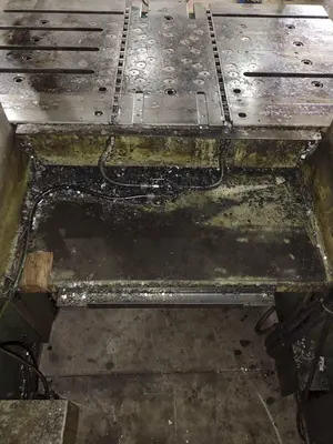 220 TON AIDA MODEL #NCI-200(2) GAP FRAME PRESS, 12.59" STROKE: STOCK #22210