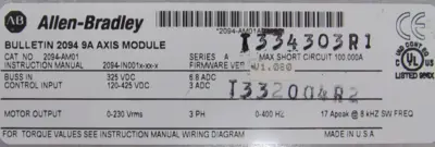USED ALLEN BRADLEY 2094-AM01 KINTENIX 6000 SER. A 2094AM01 VER. V1.080