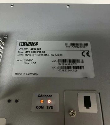 USED Phoenix Contact CPC 5015 PM CO