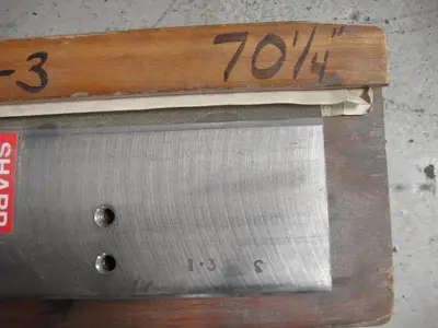 Polar 70 1/4" (16 Straight Holes) Cutting Blade