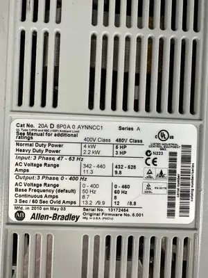 USED Allen-Bradley Allen Bradley PowerFlex 70