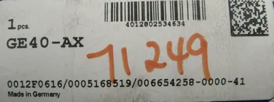NEW ELGES GE40-AX SPHERICAL PLAIN BEARING GE40AX