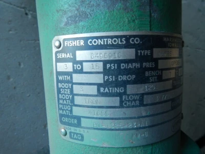 Fisher 40" 667 ES Actuator