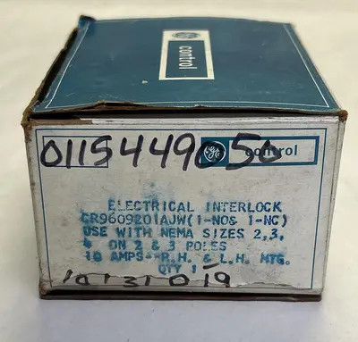 New | in-Stock GENERAL ELECTRIC CR960920IAJW Miscellaneous Equipment (Electrical & Power) Ohio US | Surplus Asset Holdings #1239817