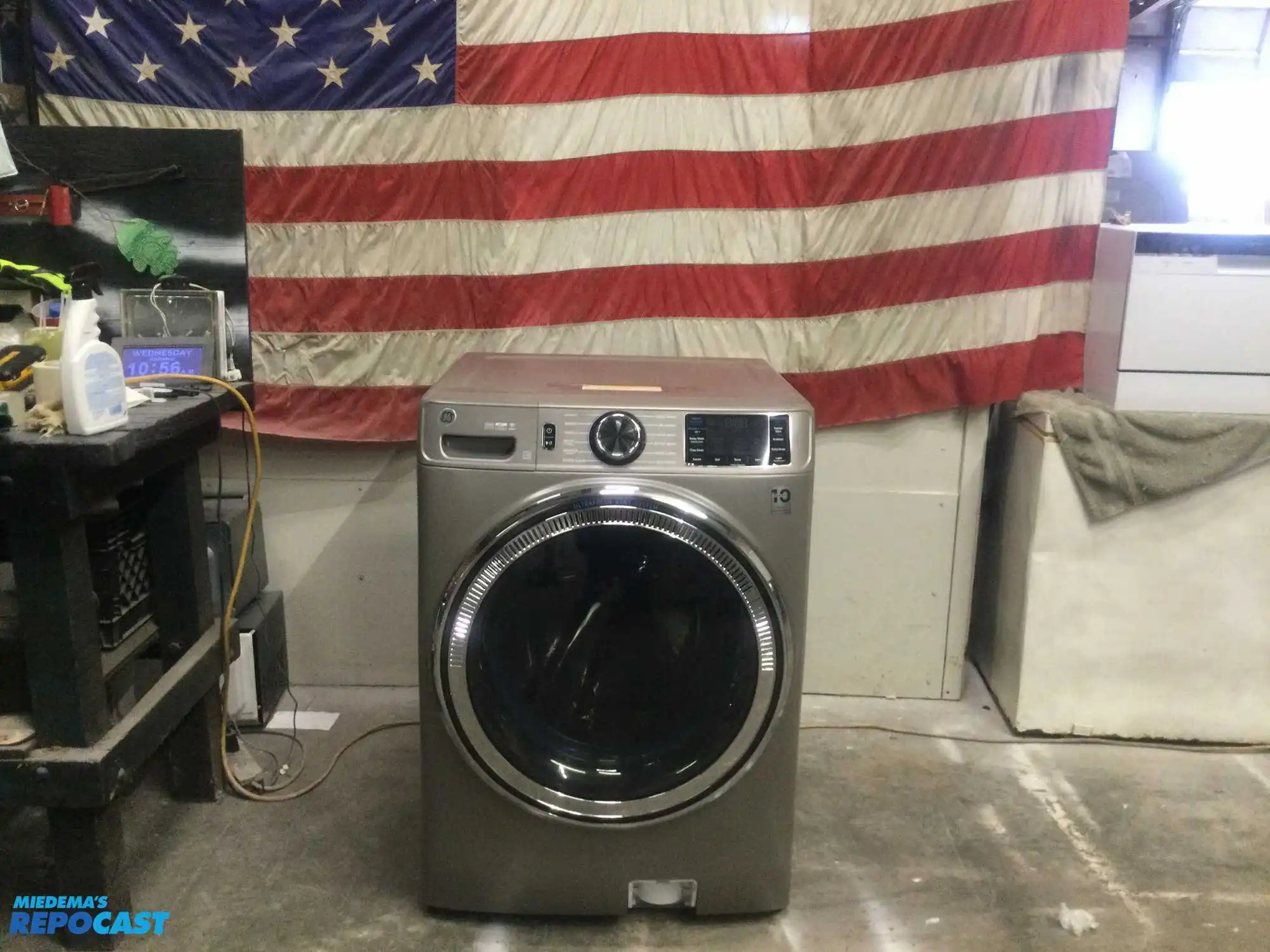 USED GE FRONT LOAD  POWER STEAM WASHER ENERGY STAR HIGH EFFICIENCY