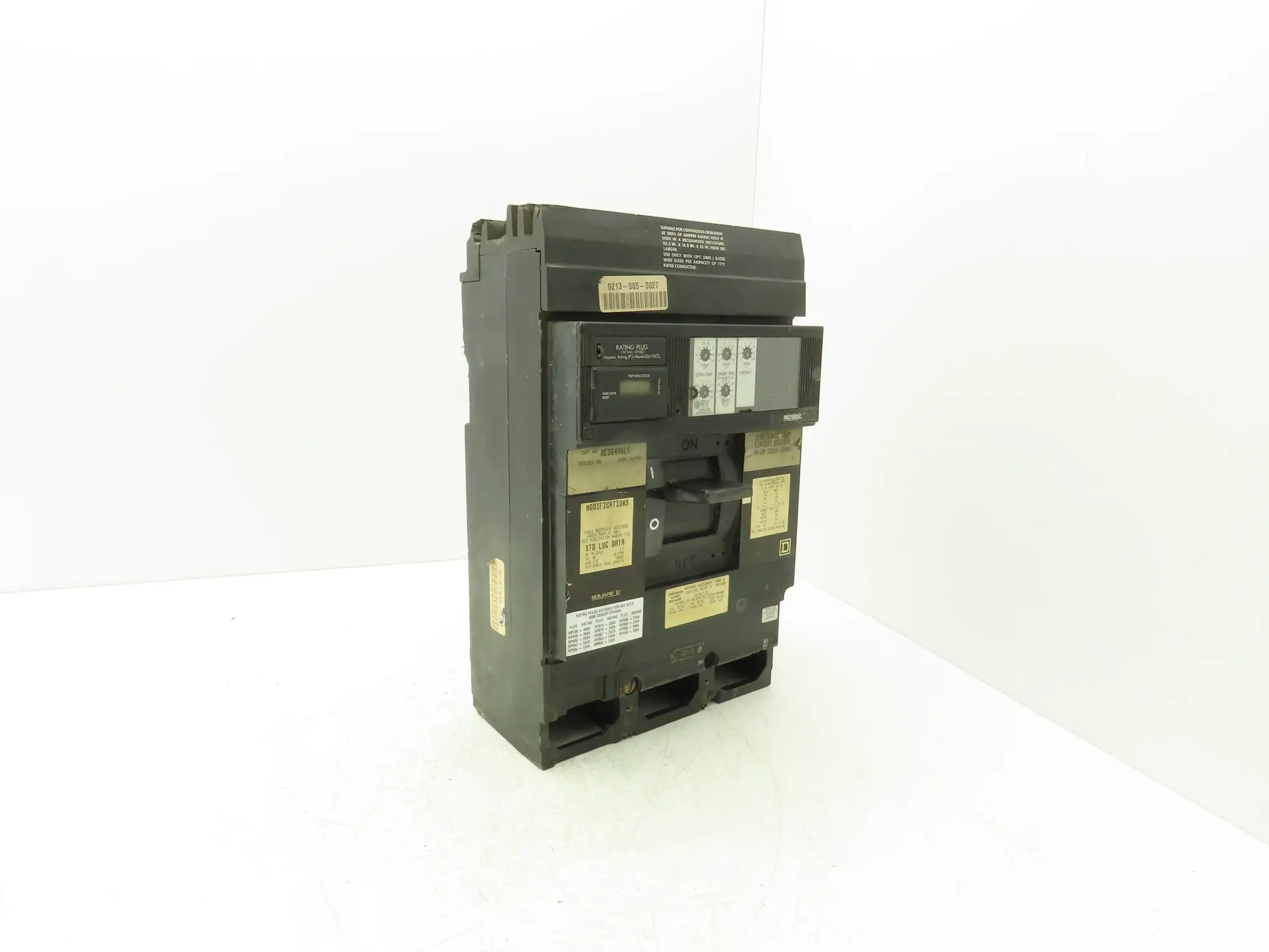Square D ME36400LS I-Line Circuit Breaker 400A 600V Micrologic 5A Gray Face