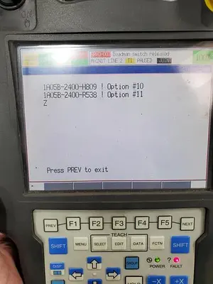 USED 2009 FANUC LR MATE 200IC