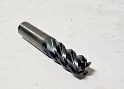 Solid Carbide End Mill 3/4" Shank 5 Flutes resharpened