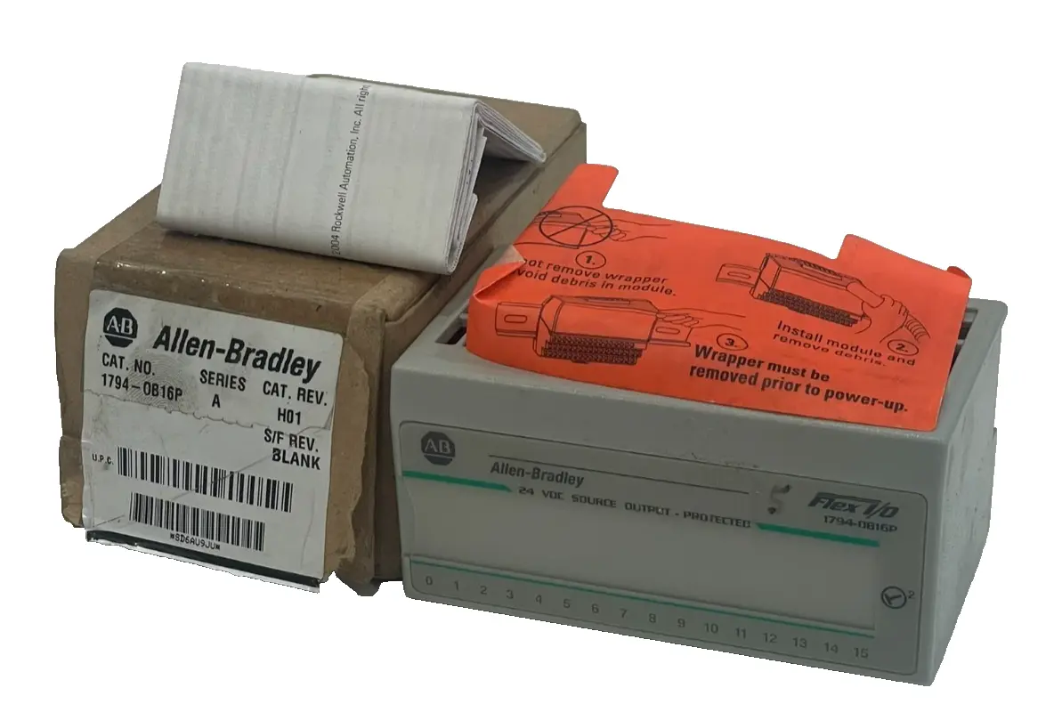 ALLEN BRADLEY 1794-OB16P OUTPUT MODULE SER. A 1794OB16P NEW, SURPLUS