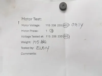 GE Tri-Clad 5K6226XH23A Vertical Pump Motor 5Hp 1750 RPM 460V 3PH 213TP10 Frame