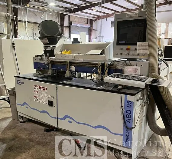 Used 2014 WEEKE ABD 050 OPTIMAT BORE & DOWEL MACHINE Woodworking Horizontal Boring Machines | CAROLINA MACHINERY SALES #420970