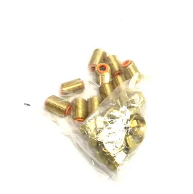 NEW SMC BRASS BULKHEAD UNION FITTING 3/8" OD TUBE