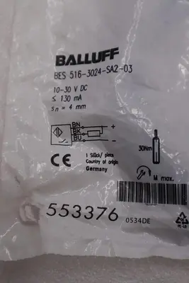 NEW BALLUFF BES516-3024-SA2-03 SENSOR STOCK H1540A