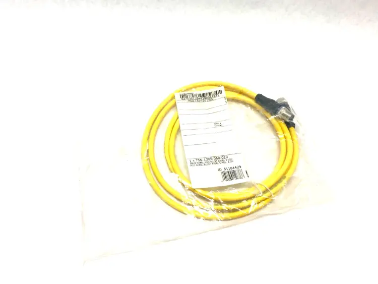 New | in-Stock Wago System Bus Cable M12 5-Pin 2m Length PLC Processors Michigan US | Maverick Industrial Sales #1394781
