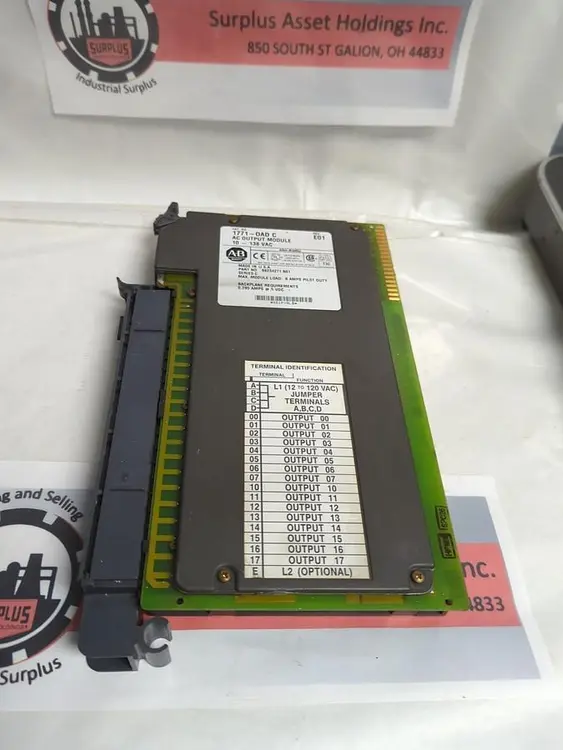 Used ALLEN-BRADLEY 1771-OAD C Input / Output Modules | Surplus Asset Holdings #1206114