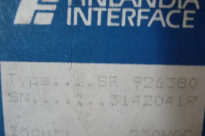 FINLANDIA INTERFACE SR 926380 POWER SUPPLY
