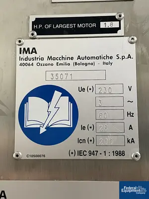 USED IMA IMA Zanasi 6 F Capsule Filler