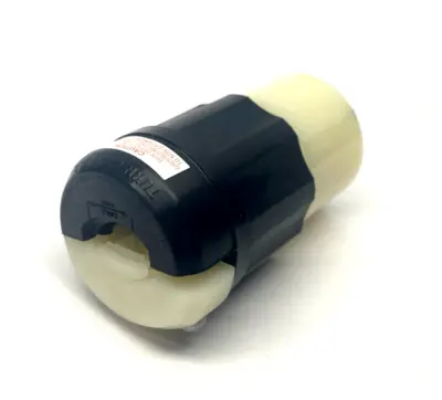 7314-C | Leviton  Locking Connector, 3-Pole 3-Wire 20A 125/250V #18-10 AWG - New