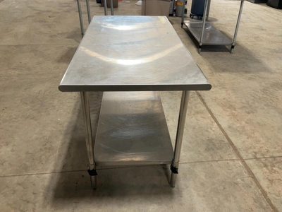 Used SAUBER SELECT PA8360 STAINLESS STEEL COMMERCIAL WORK TABLE 60” Food Prep Tables Michigan US | Miedema Asset Management Group #1580088