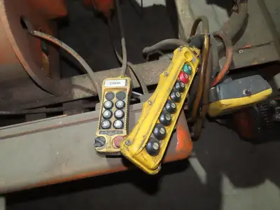 Cleveland Tramrail P&H 5 Ton Double Girder Underhung Bridge Crane Hoist w/Remote
