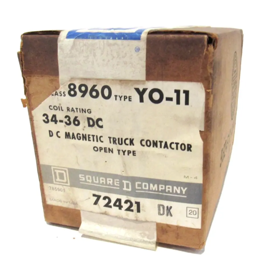 NEW SQUARE D 8960-YO-11 MAGNETIC TRUCK CONTACTOR 8960YO11
