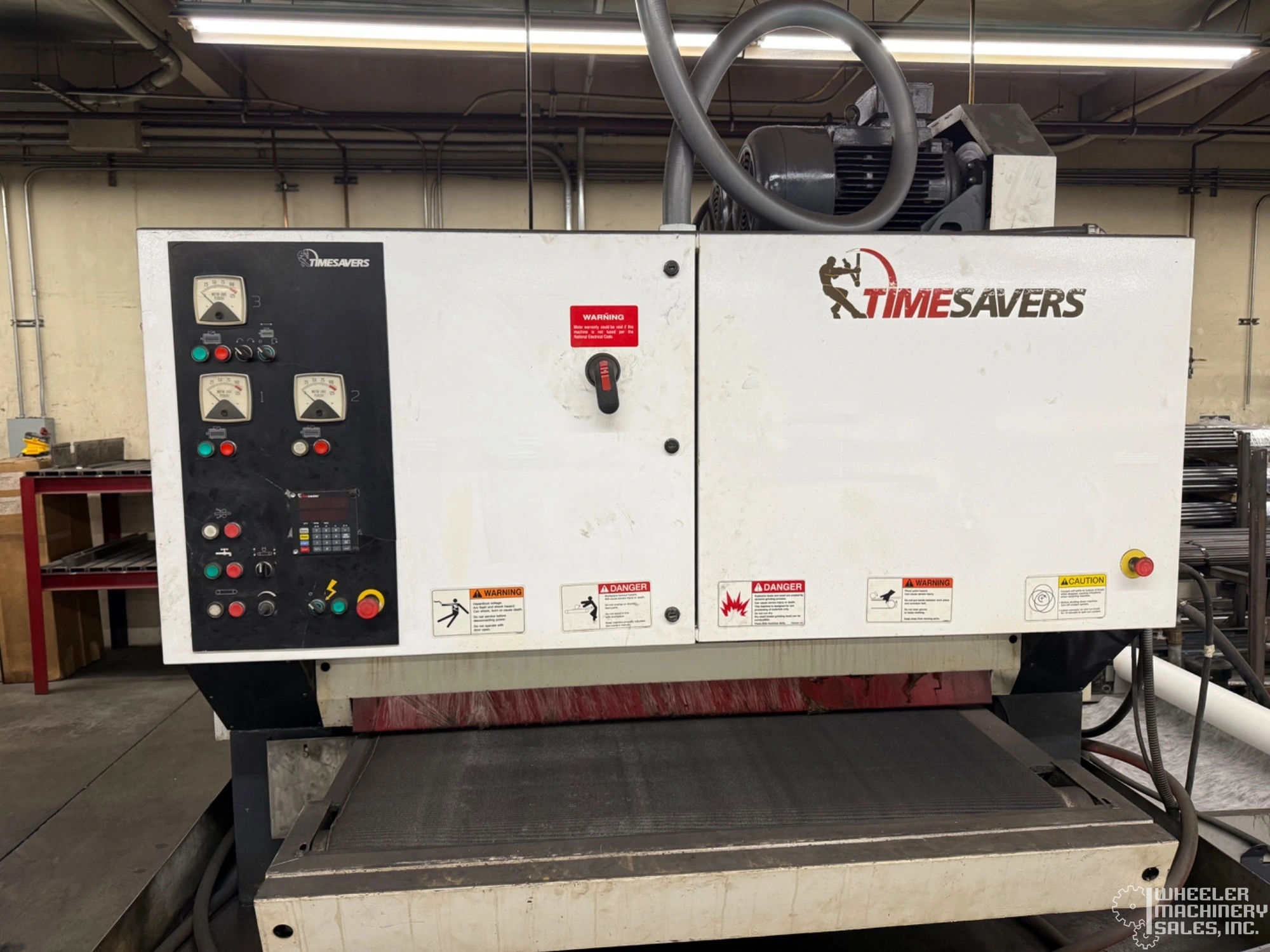 2010 TIMESAVERS PUMA 52 MWT-DDB-75 3-Head Wet Sander #7956