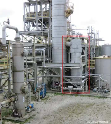 Used Heat Transfer Systems Tube Reboiler/Heat Exchanger – 7062 Sq Ft, 304L SS, Vertical/Horizontal