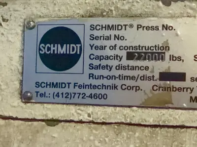 Used 1998 SCHMIDT 8434598 Miscellaneous MRO Ohio US | HGR 24 #1567421