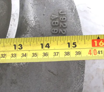 USED P4434-002 IMPELLER 15.5"x3-3/8" 52-460-293-100 P4434002