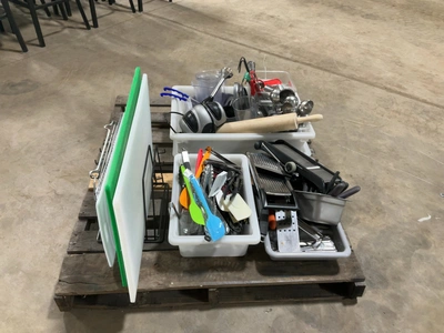 Used MIXED LOT OF MISCELLANEOUS RESTAURANT AND KITCHEN UTENSILS Smallwares Michigan US | Miedema Asset Management Group #1761535