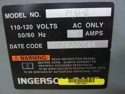 USED INGERSOLL RAND PFSI-G